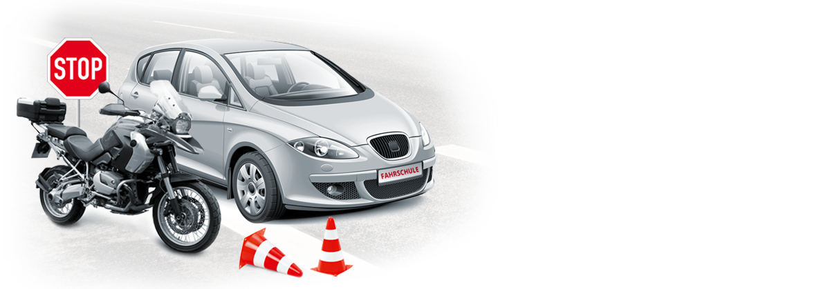 IN UNSERER FAHRSCHULE, SICHER ZUM FÜHRERSCHEIN